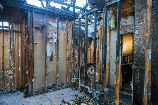 Professional Fire Damage Removal technician working in Morse, LA